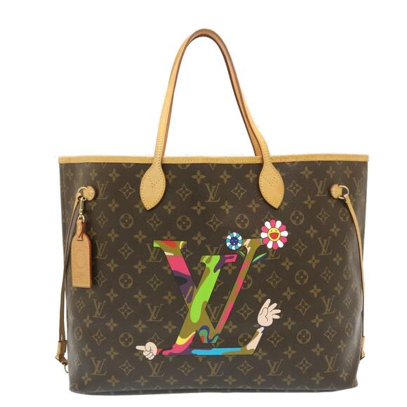 LOUIS VUITTON Monogram Neverfull GM Tote Bag Takashi Murakami M95560 - Picture 13 of 16
